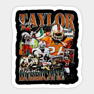 Sean Taylor College Vintage Bootleg Sticker